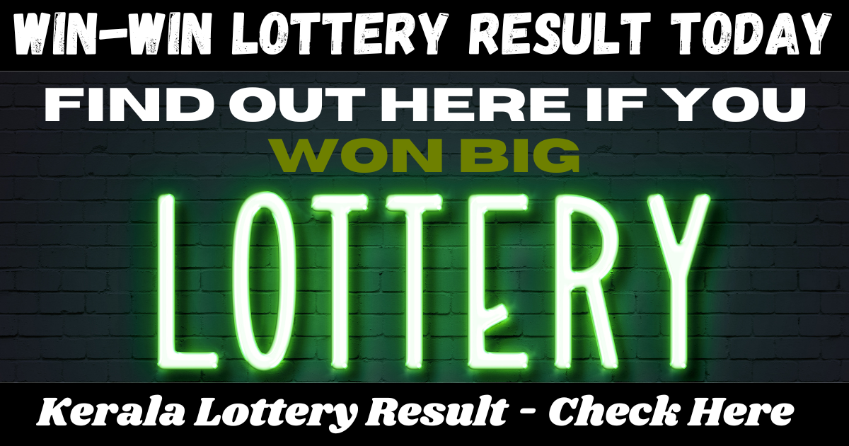 Win-Win Lottery Result Today: 22/07/2024